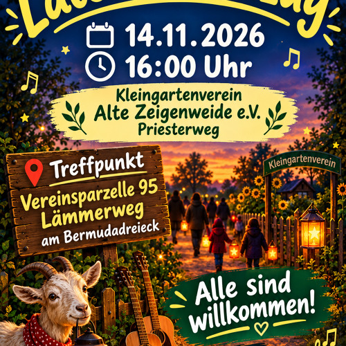 KGA Alte Ziegenweide lädt ein zum Laternenumzug